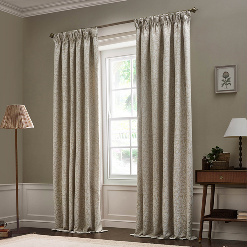 Acorn Tonal Pencil Pleat, Linen - Ready Made Curtains - Image 3